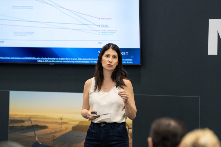 Woman presenting