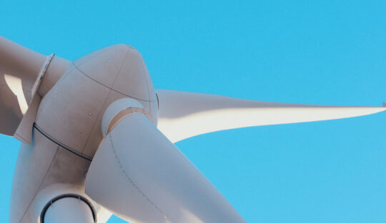 Rotating blades transfer power to a variety of drivetrain types